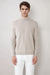 PURE CASHMERE TURTLE NECK MEN GREY