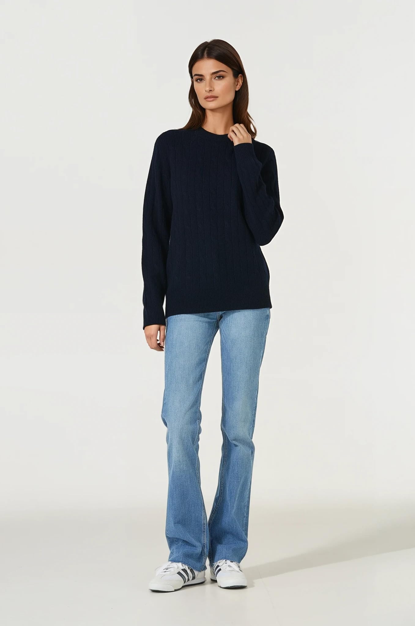 Women’s Cashmere Cable Sweater