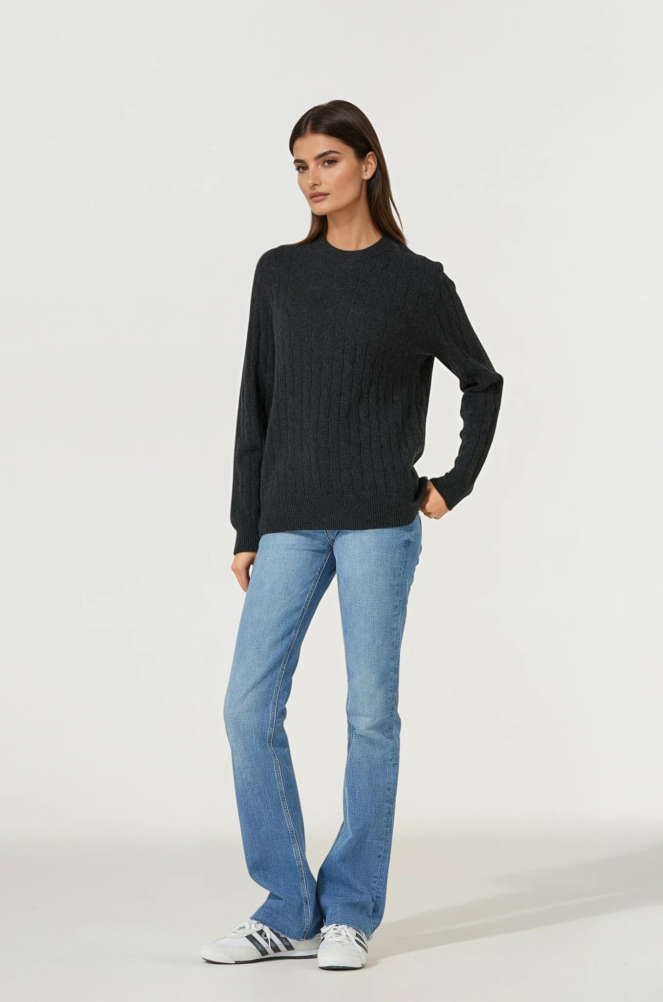 Women’s Cashmere Cable Sweater